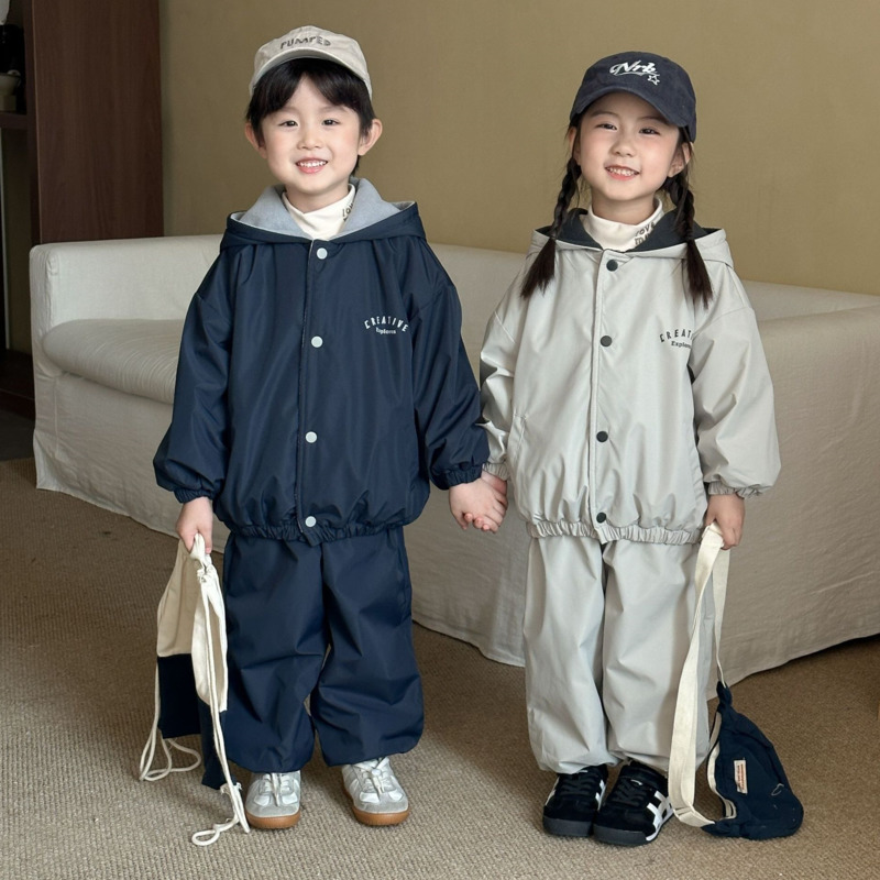 Boy Girl Hood 2piece Set Baby  - Toddler Boy Winter Fleece Jacket 评论和价格